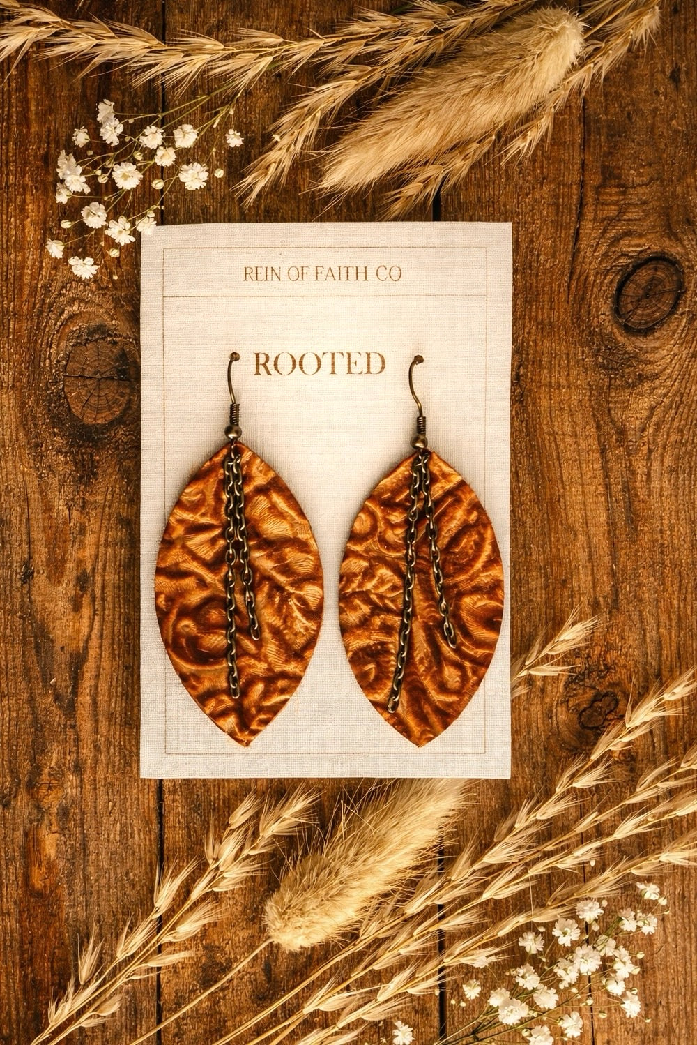 Rooted • Peach Mesa Earrings