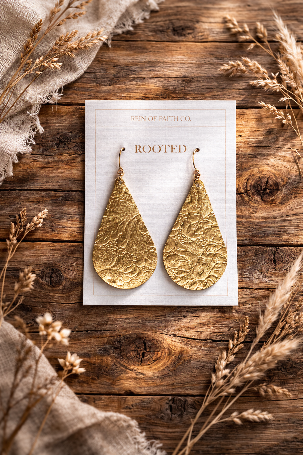 Rooted • Harvest Gold Earrings