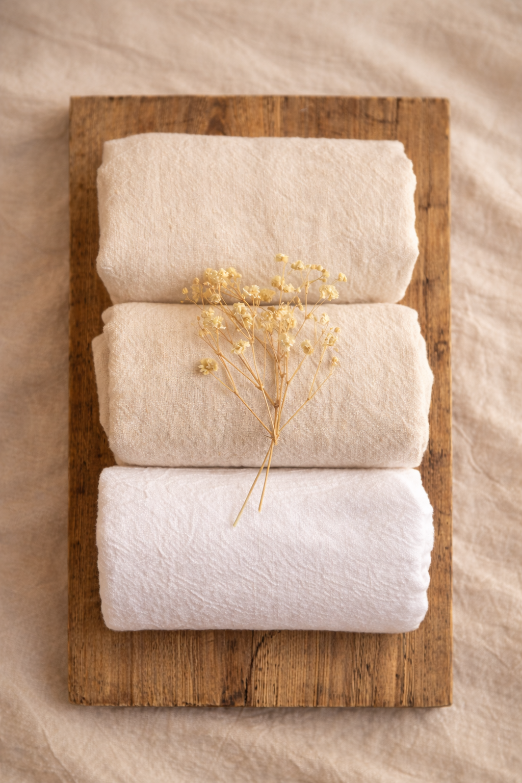 Botanically Dyed Cotton Tea Towels