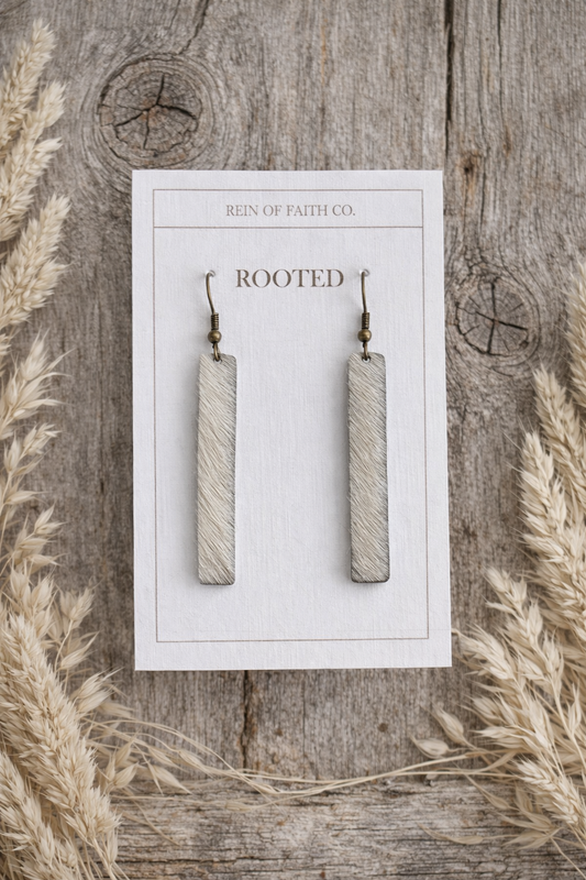 Rooted • Ivory Bar Earrings